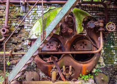 Boiler face staircase