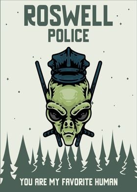 Roswell Police Human