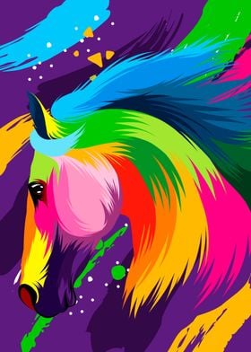 Colorful Horse