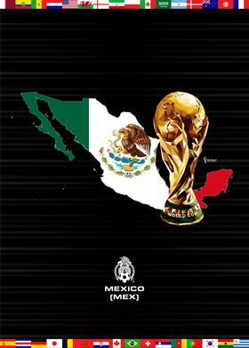 Mexico world cup maps