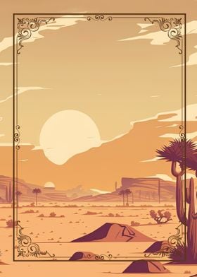 Western desert atmosphere