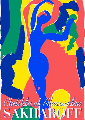 Colorful Ballet Poster