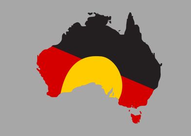 Colourful Aussie Map
