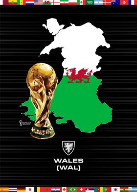 Wales world cup maps