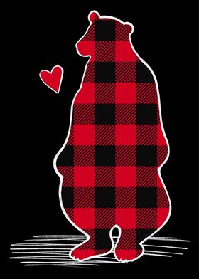 Family Bear Pajama Red