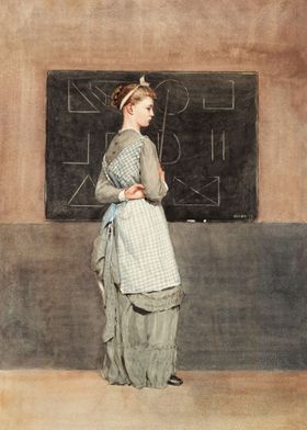 Blackboard 1877 by Homer