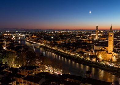 Sunset in Verona