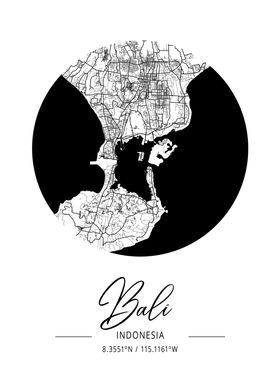 Bali City Map