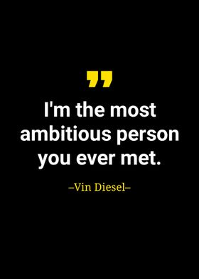 Vin diesel quote