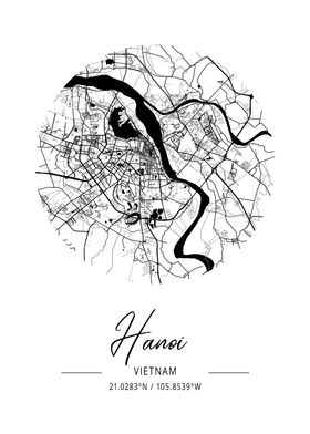 Hanoi City Map