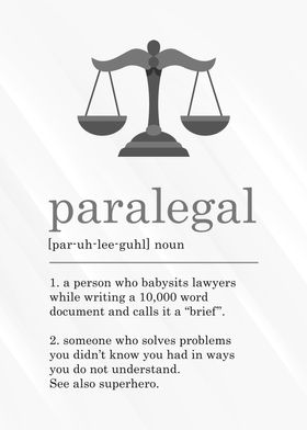 Funny Paralegal Definition