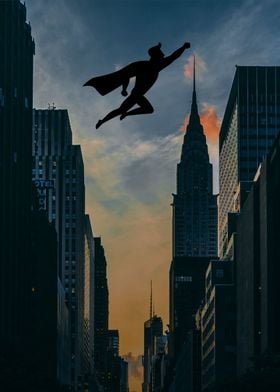 superhero poster art