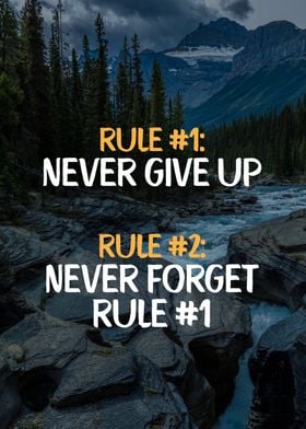 Just 2 Rules to Success