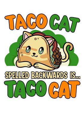 Taco Cat Pet Lover Foodie