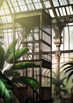 Art Nouveau greenhouse