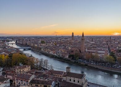 Sunset in Verona