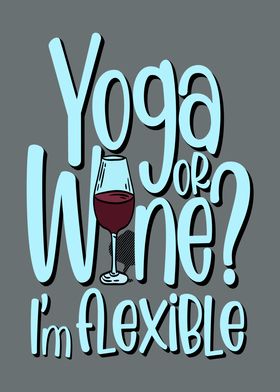 Funny Yoga Quote Wall Art