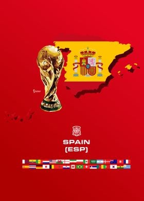 maps world cup spain