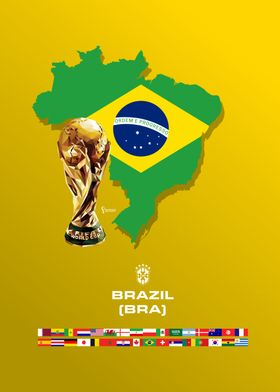 maps world cup brazil