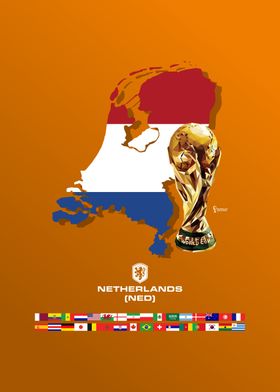 maps world cup netherlands