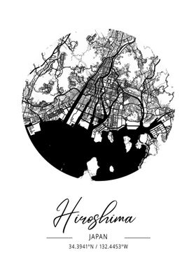 Hiroshima City Map