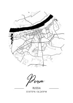 Perm City Map