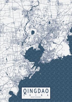 Qingdao City Map Coastal