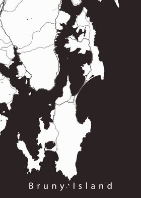 Bruny Island Map