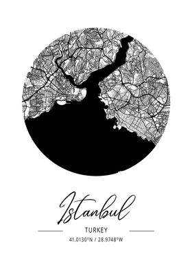 Istanbul City Map