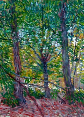 Van Gogh Trees 1887