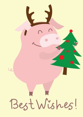 Cute pig christmas gifts
