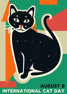 Cat Owner Retro Poster