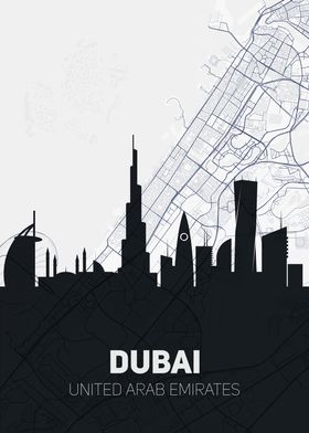 Dubai City Map