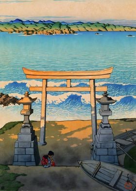 Ukiyo e Pacific Ocean