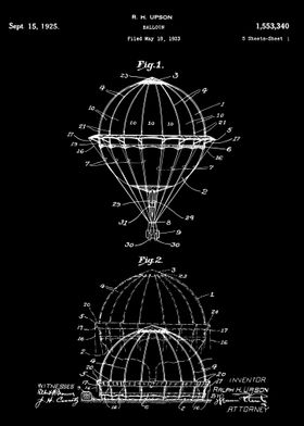 Balloon patent 1923