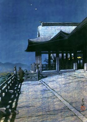 Ukiyo e Kiyomizu Temple