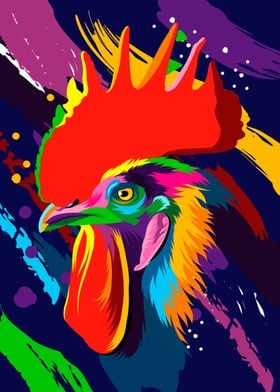 Colorful Cock