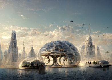 Fantasy Futuristic City