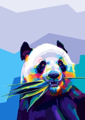 Panda Pop art