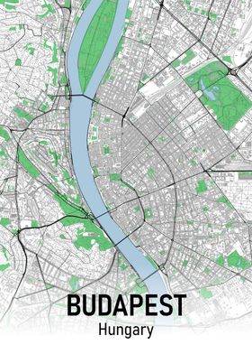 Budapest City Map