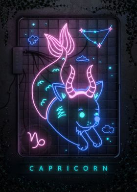 Neon Sign Capricorn