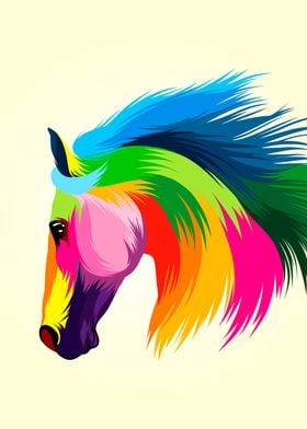 Colorful Horse