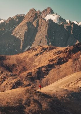 Andean mountain range