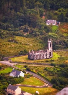 Church from above