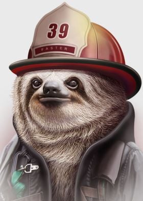 sloth fire fighter