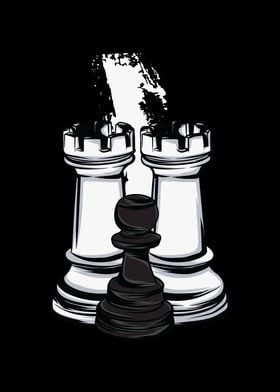 Chess Rook And Pawn