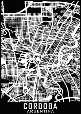 Cordoba Argentina City Map