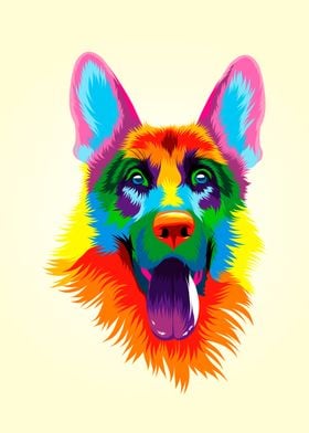 Colorful Dog