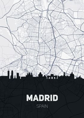 Madrid City Map