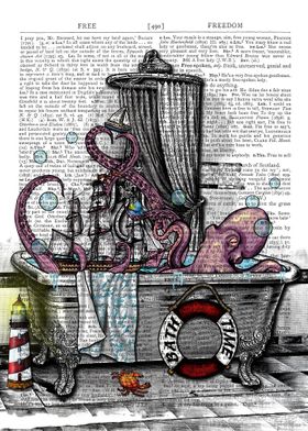 Octopus in a Bathtub